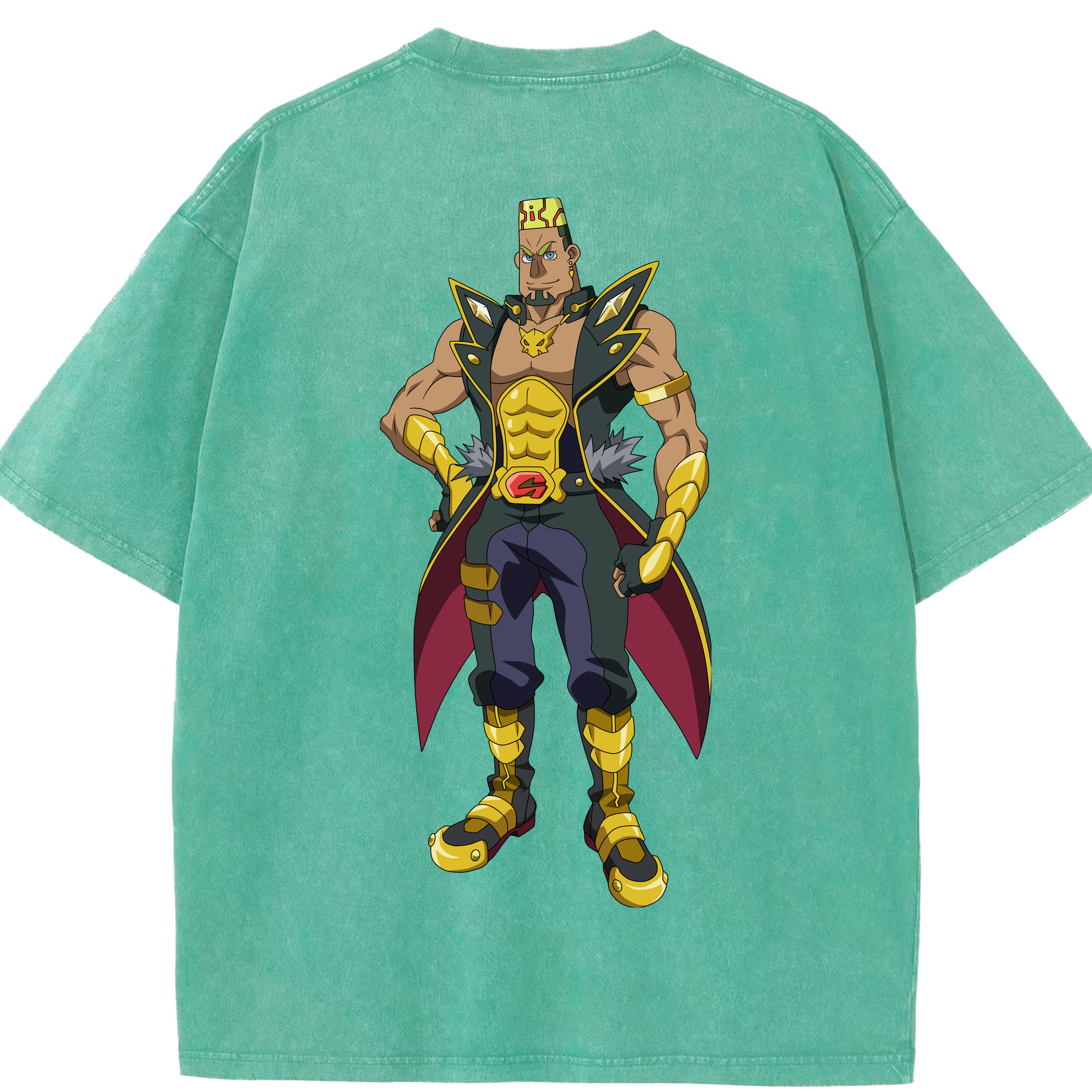 （画像用） 遊☆戯☆王 Yu-Gi-Oh! 綿100% ヴィンテージ風 半袖Tシャツ（背面プリント）